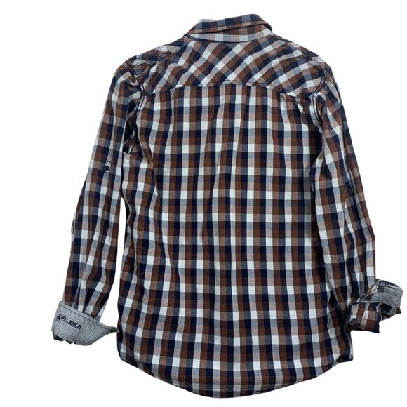 PROJEK RAW long sleeve cotton plaid shirt size medium - Picture 4 of 16